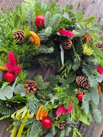 Door Garlands & Holly Wreaths