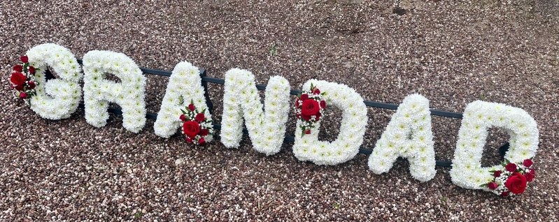 Based GRANDAD Letters without Ribbon edging