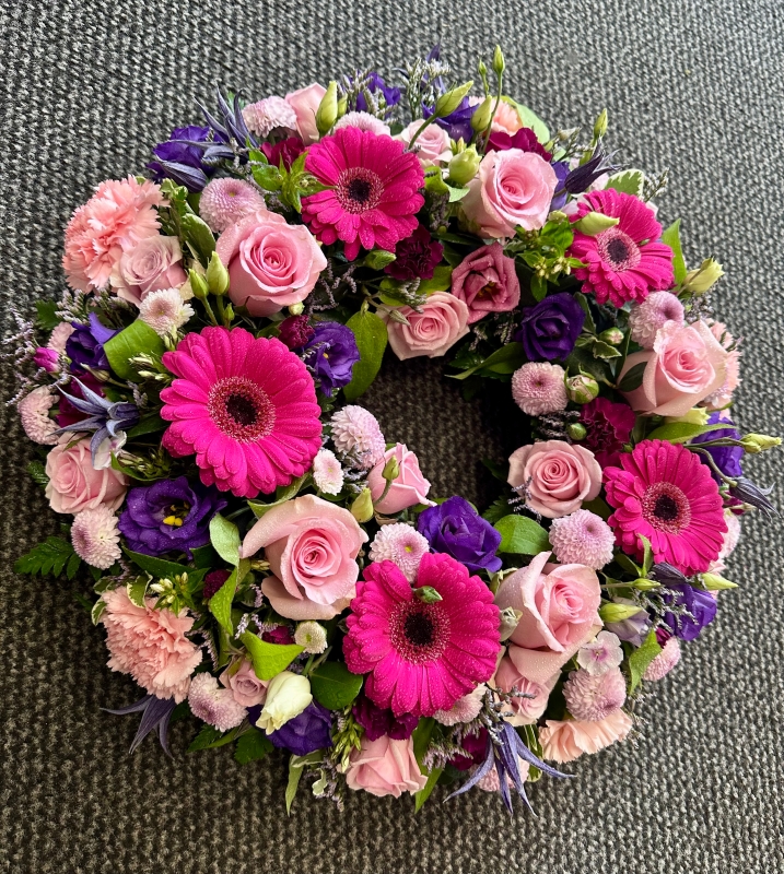 Pink & Purple Wreath