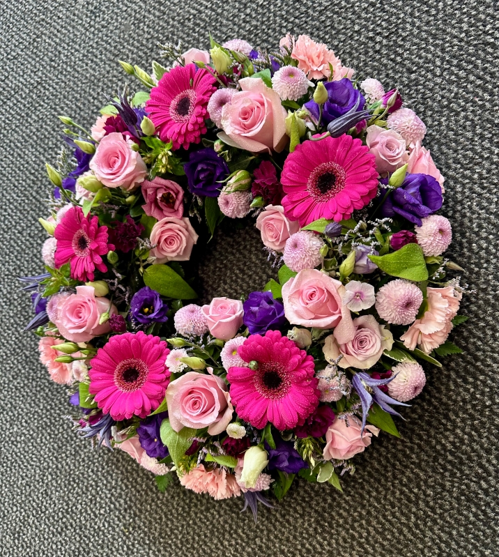 Pink & Purple Wreath