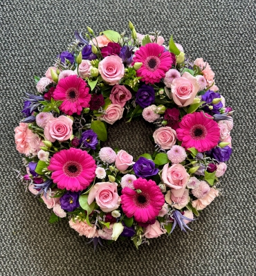Pink & Purple Wreath