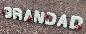 Based GRANDAD Letters without Ribbon edging