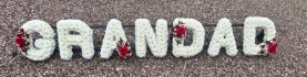 Based GRANDAD Letters without Ribbon edging