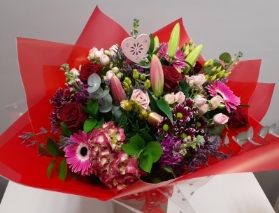 Deluxe Valentines Florist Choice Bouquet