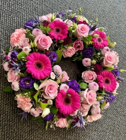 Pink & Purple Wreath