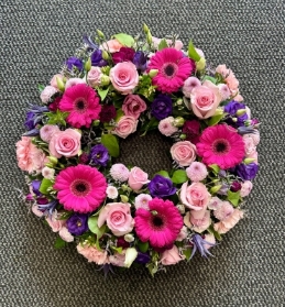 Pink & Purple Wreath