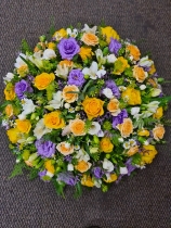 Yellow, Lilac, While Posy Pad
